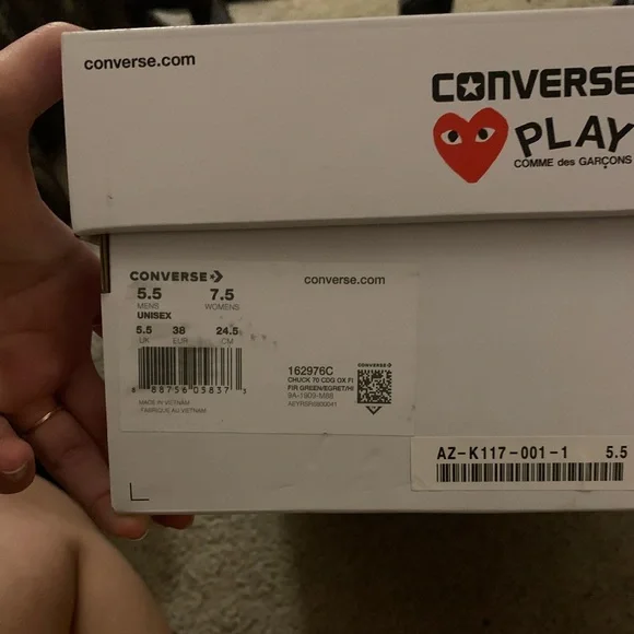 Comme des garçons PLAY brown 5.5 - Picture 5 of 5